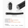 VEVOR Diesel Heater Intake Pipe Kit, 25mm Car Air Parking Heater Ducting Pipe Hose Tube, Stretchable & Bendable Car Air Intake F