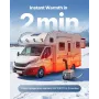 Diesel Heater, 5-8KW DC 12V/24V, All in One Portable Diesel Air Heater with Bluetooth APP Control, Remote Control and LCD Screen