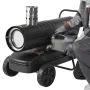 20kW Forced Air Kerosene Diesel Heater, Portable Torpedo Space Heater with Wheels & Adjustable Temp, Blower-Type for Jobsite/Gar