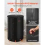 Collapsible Rain Barrel, 380 L Portable Rain Water Collection Barrel, 1000D PVC Rainwater Collection System, Garden Water Catche