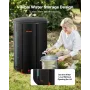 VEVOR Collapsible Rain Barrel, 380 L Portable Rain Water Collection Barrel, 1000D PVC Rainwater Collection System, Garden Water 