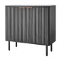 Kaffebarskab, Mid Century riflet sofabord med 2-lags