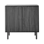 Kaffebarskab, Mid Century riflet sofabord med 2-lags