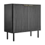 Kaffebarskab, Mid Century riflet sofabord med 2-lags