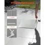 Manhole Cover with Frame, 600 x 600mm Invisible Recessed Septic Tank Access Covers, Aluminum Alloy Embedded Drain Channel Inspec