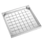 Manhole Cover with Frame, 600 x 600mm Invisible Recessed Septic Tank Access Covers, Aluminum Alloy Embedded Drain Channel Inspec