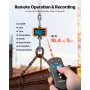 VEVOR Digital Crane Scale, 4400 lbs/2000 kg Max Capacity, Heavy Duty Industrial Hanging Scale with Cast Aluminum Case & LCD Disp