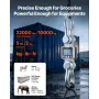 Digital Crane Scale, 22000 lbs/10 T Max Capacity, Heavy Duty Industrial Hanging Scale with Cast Aluminum Case & LCD Display, 2 k