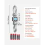 Digital Crane Scale, 22000 lbs/10 T Max Capacity, Heavy Duty Industrial Hanging Scale with Cast Aluminum Case & LCD Display, 2 k
