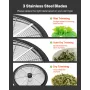 Bud Leaf Bowl Trimmer, 335 mm Manual Bud Trimmer, with Sharp Stainless Steel Blades, Visual Cutting, Wet & Dry Hydroponic Cuttin
