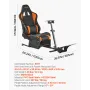VEVOR Racing Wheel Stand, Heavy-Duty Simulator Cockpit Rat Stander, Fit Logitech G25, G27, G29, G920, G923, Thrustmaste