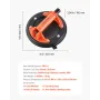 Vacuum Suction Cup, 203 mm Vacuum Glass Lifter with ABS Handle, 180 kg Max Lifting Capacity Tile Suction Cup Tool with Carrying 