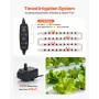 VEVOR Hydroponics Growing System Kit, 3-Tier 108 Sites UPVC Pipe Hydroponic Grow Kit with Timed Irrigation, Sun & Light Blocking