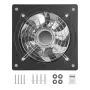 25.4 cm Exhaust Fan, 988 CFM High Velocity Wall Mount Vent Fan with Speed Control, Low Consumption, Portable Ventilation Extract