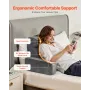 VEVOR læsepude, rygstøttepude med arm og 3 lommer, stor sengepude med aftagelig nakkestøtte og 25D svamp