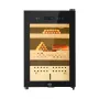 VEVOR Electric Humidor, 60L, 350 Counts Electric Cigar Humidor Cabinet with Compressor Cooling, Constant Humidity & Temperature 