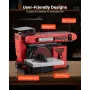 152.4mm Disc Sander & 101.6mm x 914.4mm Belt Sander, 400W Professional Belt Disc Sanders Combo with 0 - 45° Adjustable Worktable