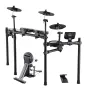 Electric Drum Set, 32 Drum Kits & 480 Sounds Electronic Drum Kit, USB MIDI Supported 8 in Quiet Mesh Snare Electric Drum Set wit