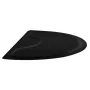 Salon Mat for Hair Stylist, 1520 x 910 mm Semi-circle Salon Chair Mat, 13mm Thickened Anti Fatigue Barber Shop Floor Mat with Ro