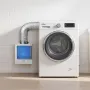 3-in-1 Indoor Dryer Vent Kit,Premium ABS Material Fits 99 mm Exhaust Port, Smart Overheating Reminder Exhaust Hood & Easy Detach