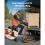 Hydraulic Material Lift Winch Stacker, 205 kg Load Capacity, Pallet Truck Dolly with Fork Lift Table, 900 mm Max Lifting Height,