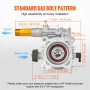 VEVOR Pressure Washer Pump, 19 mm Shaft Horizontal, 3400 PSI, 2.5GPM, Replacement Power Washer Pumps Kit, Parts Washer Pump, Com
