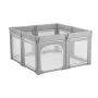 Baby Playpen, 1200 x 1200mm Foldable Toddlers Playpen, Indoor/Outdoor Baby Fence Play Yard with Zippered Door & Soft Breathable 