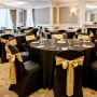 100 Pcs Black Chair Covers, Polyester Spandex Chair Cover, Stretch Slipcovers for Wedding Party Dining Banquet Flat-Front Chair 