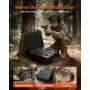 Hard Pistol Case, Heavy Duty Hard Gun Case with XPE Foam Interior, Waterproof Pistol Storage Box with Customizable Lining & Hand