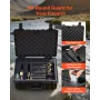 VEVOR Hard Pistol Case, Heavy Duty Hard Gun Case with XPE Foam Interior, Waterproof Pistol Storage Box with Customizable Lining 