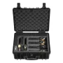 VEVOR Hard Pistol Case, Heavy Duty Hard Gun Case with XPE Foam Interior, Waterproof Pistol Storage Box with Customizable Lining 