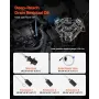 Fluid Extractor, 9.5 L Capacity, Manual Vacuum Fluid Extractor with 150 cm Long Horse and Three 120 cm Extension Tubes, Oil Chan
