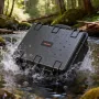 Hard Pistol Case, Heavy Duty Hard Gun Case with XPE Foam Lining, Waterproof Pistol Storage Box with Customizable Interior & Hand