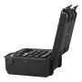 Hard Pistol Case, Heavy Duty Hard Gun Case with XPE Foam Lining, Waterproof Pistol Storage Box with Customizable Interior & Hand