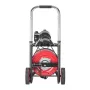 Drain Cleaner Machine 30m x 13mm, Auto Feed Sewer Snake Auger on Wheels - with 8 Cutters & Air-Activated Foot Switch for 50mm to