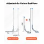 Boat Trailer Guides, 775 mm/1205 mm Height Guide Poles, 2PCS High-Hardness Steel Trailer Guide-Ons, Adjustable Guide Poles with 