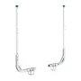 Boat Trailer Guides, 775 mm/1205 mm Height Guide Poles, 2PCS High-Hardness Steel Trailer Guide-Ons, Adjustable Guide Poles with 