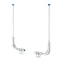 Boat Trailer Guides, 775 mm/1205 mm Højde føringsstænger, 2 STK
