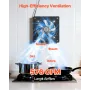 20,3 cm udstødningsventilator, 576 CFM High Velocity Wall Mount