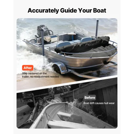 Boat Trailer Guides, 1016 mm/1219 mm Højde føringsstænger, 2