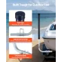 Boat Trailer Guides, 1016 mm/1219 mm Height Guide Poles, 2PCS High-Hardness Steel Trailer Guide-Ons, Adjustable Guide Poles with