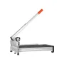 330mm Vinyl Floor Cutter, 16mm Thick Laminate Flooring Cutter with 15°/30°/45° Adjustable Angle Settings, Flexible Wheels, Teles