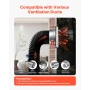 97 mm vægventilationsdæksel, firkantet AC-udluftningsgavldæksel