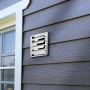97 mm vægventilationsdæksel, firkantet AC-udluftningsgavldæksel