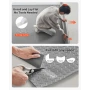 Garage Floor Roll, 2.28 x 5.2 m Garage Flooring Mat, 2.2 mm Thickened PVC Diamond Plate Floor Protector Mat with Double-sided Ta