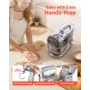 Stand Mixer, 4.2 L Electric Kitchen Mixer, 1500W Dough-Mixer, 10 + Pulse Speeds Tilt-head Food-Mixer with Stainless Steel Bowl, 