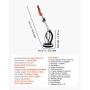 Drywall Sander, 1010W Electric Drywall Sander, Popcorn Ceiling Removal Tool with 7 Variable Speed 1000-2200 RPM, Double-Deck LED