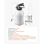 Transmission Fluid Pump, 8 L Capacity, Pneumatic Oil Fluid Extractor ATF Refill Dispenser Transfer Pump wit 15 ATF Adapters, Oil