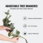 Artificial Eucalyptus Tree, 1.8 m Tall Faux Plant, Secure PE Material & Anti-Tip Tilt Protection Low-Maintenance Plant, Lifelike