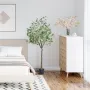 Artificial Eucalyptus Tree, 1.8 m Tall Faux Plant, Secure PE Material & Anti-Tip Tilt Protection Low-Maintenance Plant, Lifelike